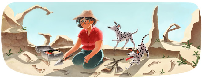 http://www.google.com/doodles/mary-leakeys-100th-birthday