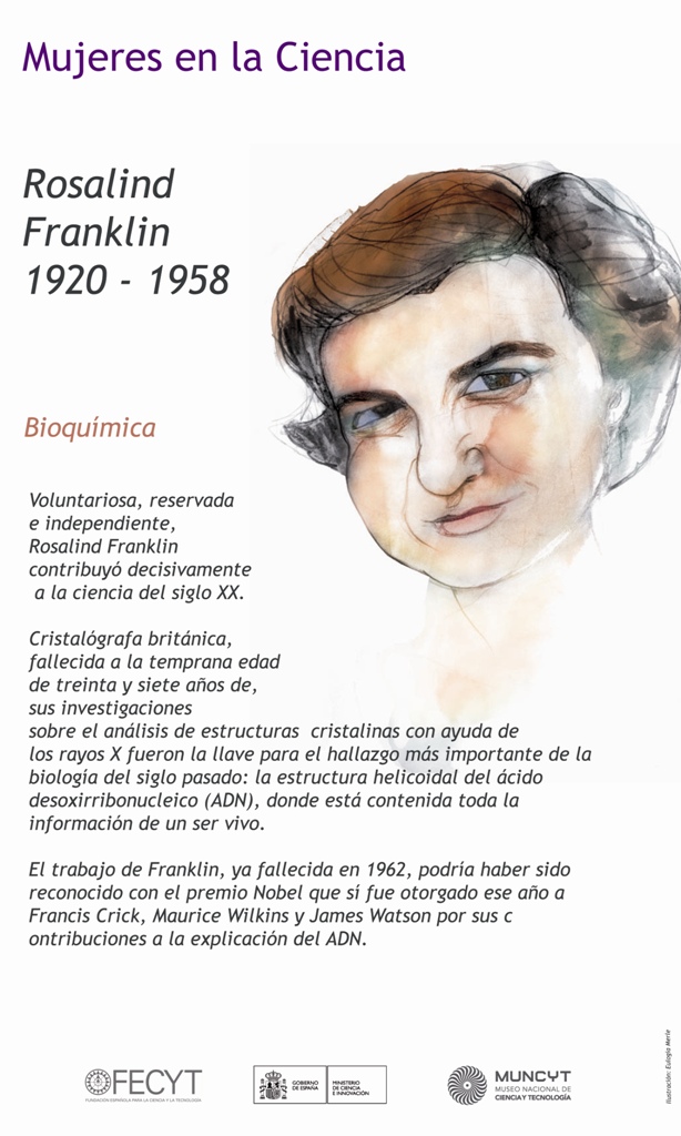 Personajes curiosos - Rosalind Franklin - Wattpad