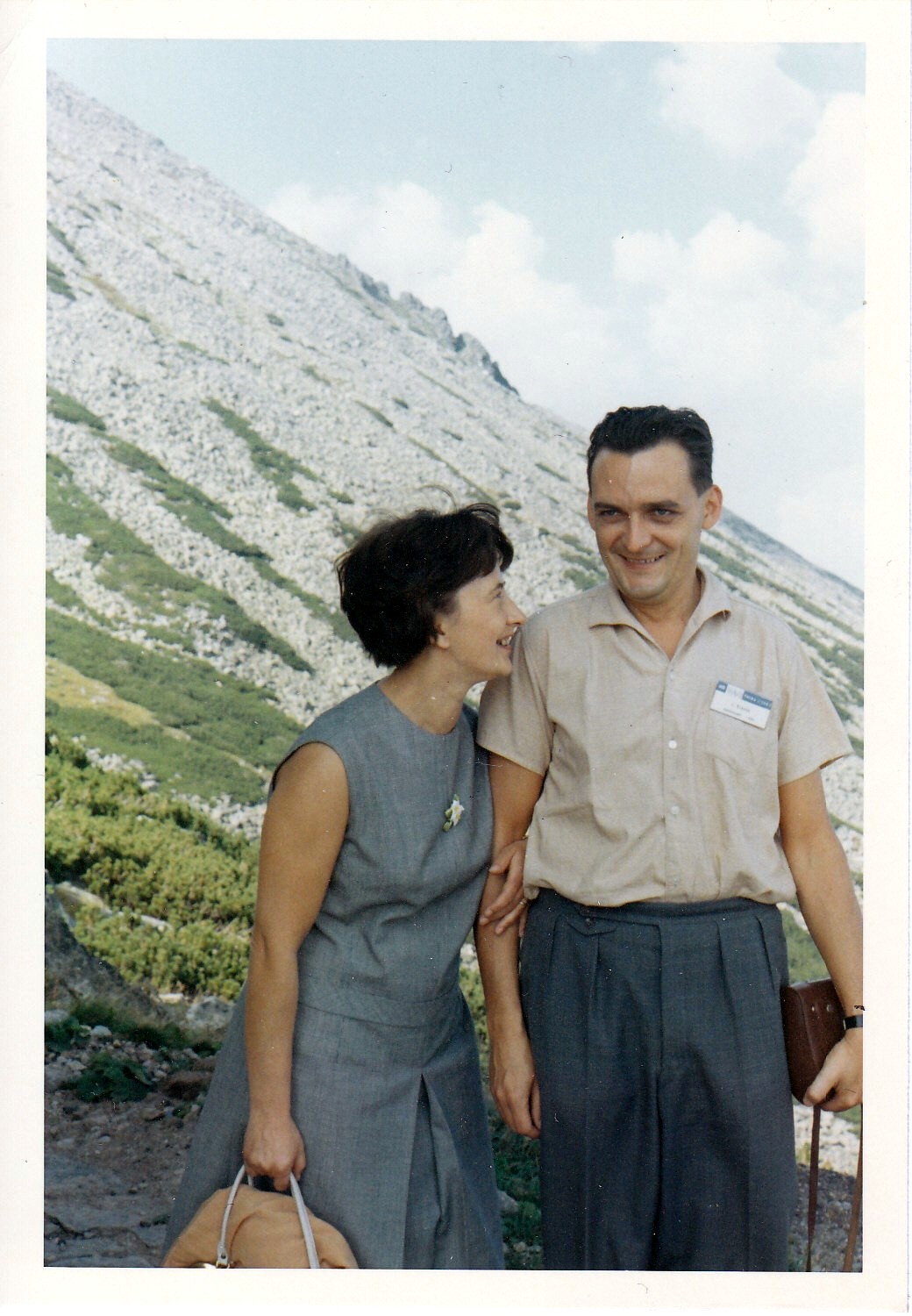 Con su marido, el astrónomo Ľubor Kresák