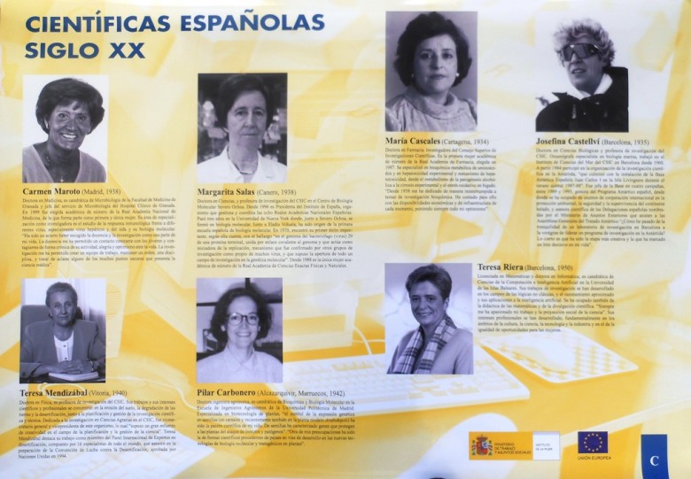 Científicas españolas del siglo XX