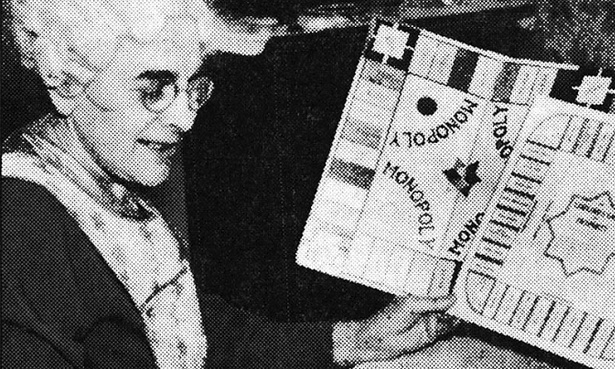 Lizzy Magie, inventor of the Landlord’s Game, which we now know as Monopoly, in 1936. Photograph: Anspach Archives 