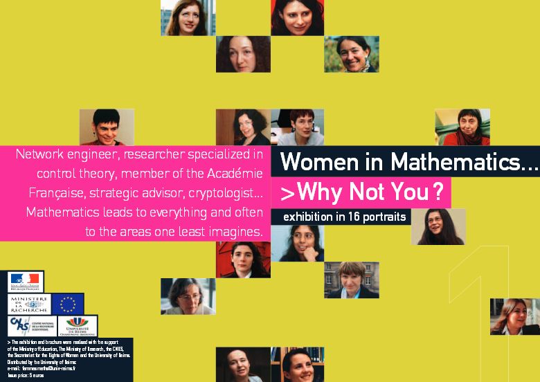 Mujeres matemáticas&#8230; ¿por qué tú no?