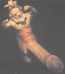 En la mitología griega, Príapo es un dios menor rústico de la fertilidad.