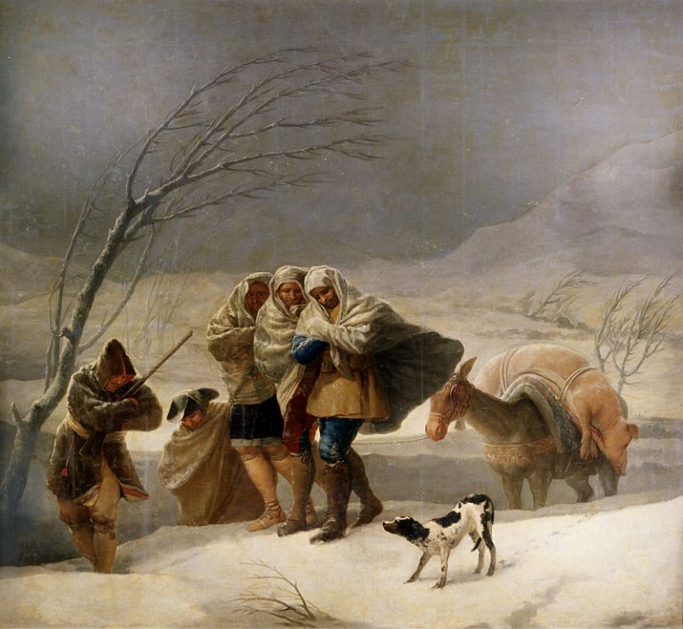 Ciencia y Arte:  Belén Maté habla de “El invierno” de Francisco de Goya