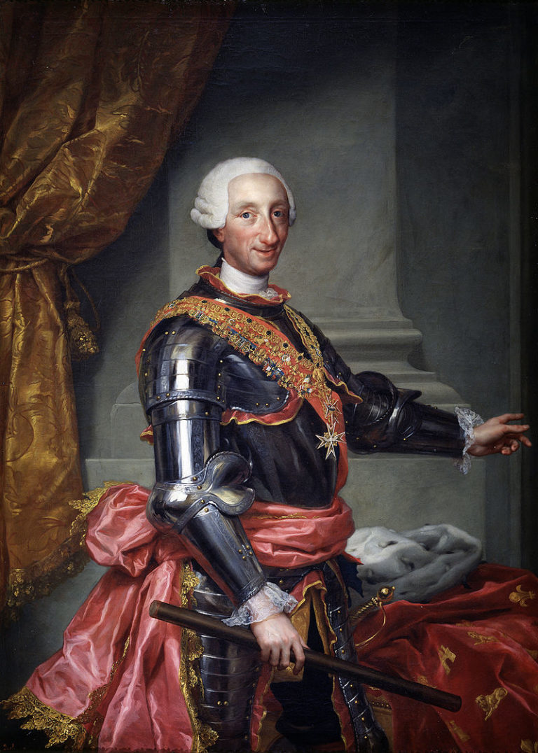El monarca Carlos III.
