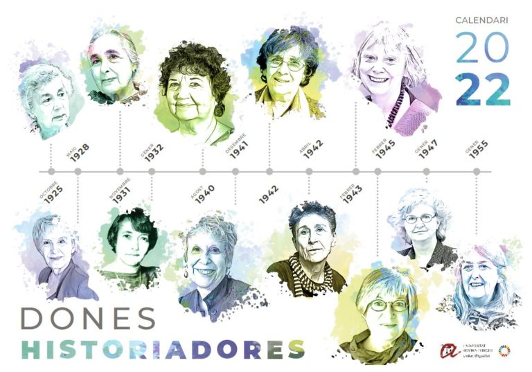 Mujeres historiadoras, un calendario para 2022