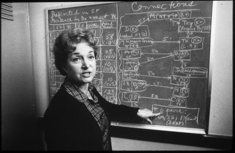 Selma K. Dritz, epidemióloga pionera en el rastreo del sida